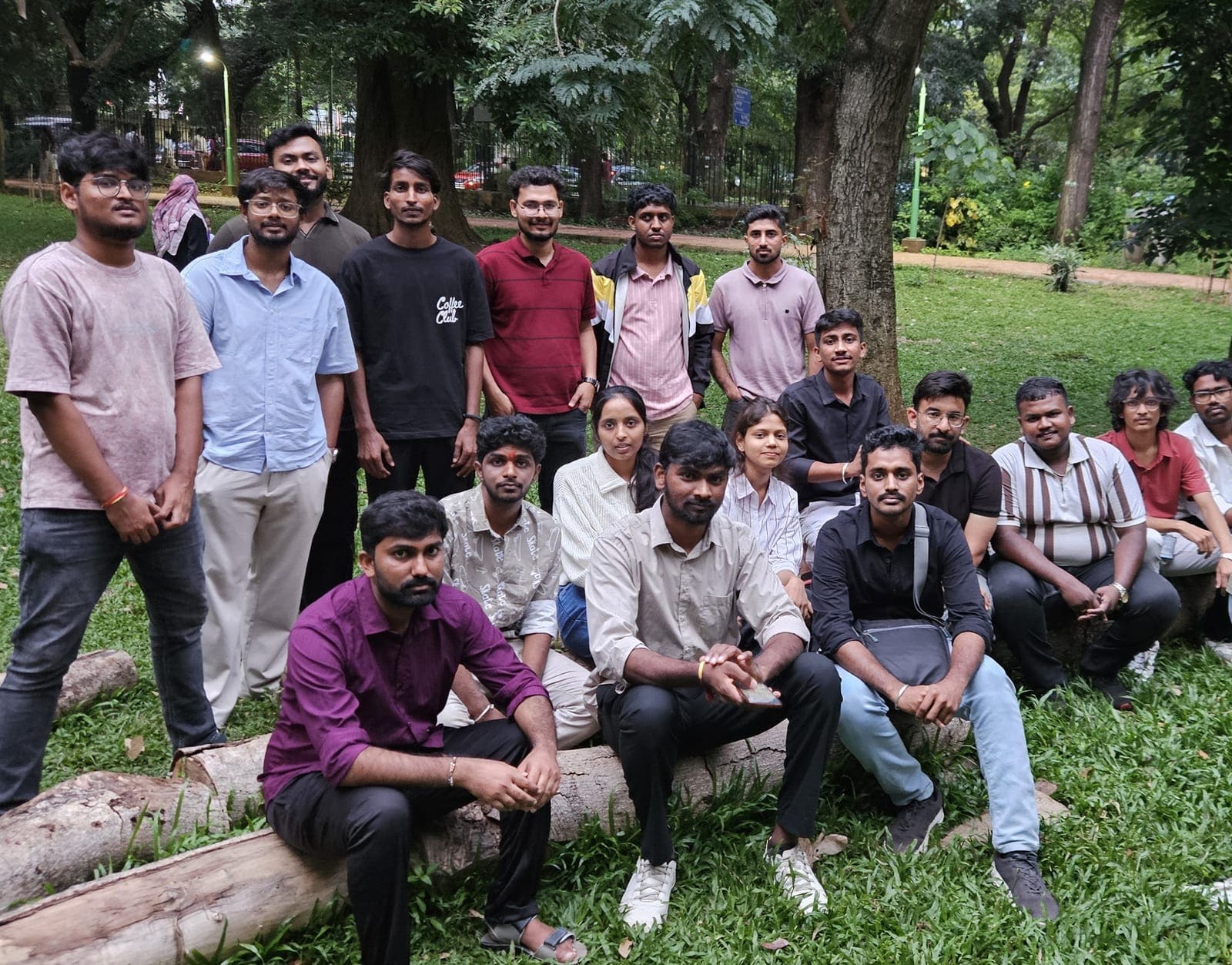 ITOC students together at a community meetup